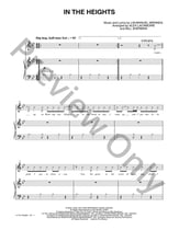 In The Heights piano sheet music cover